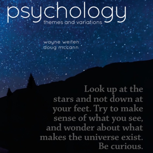Psychology Themes and Variations, fourth Canadian edition textbook, along with t - Picture 1 of 1
